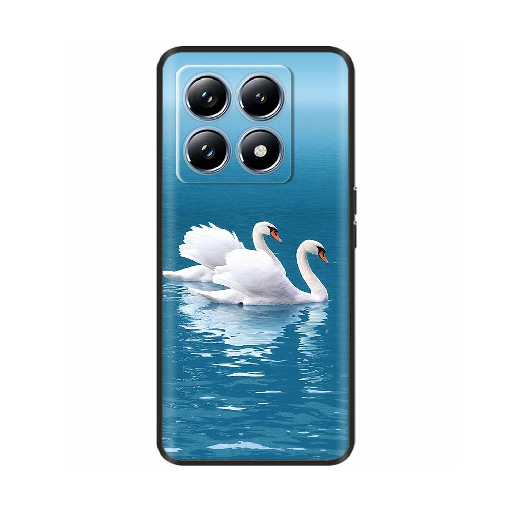 For Xiaomi 14T Pro Case Soft Silicone Black Bumper Coque Protective Back Cover For Xiaomi 14T Mi 14T Pro Shockproof Phone Cases