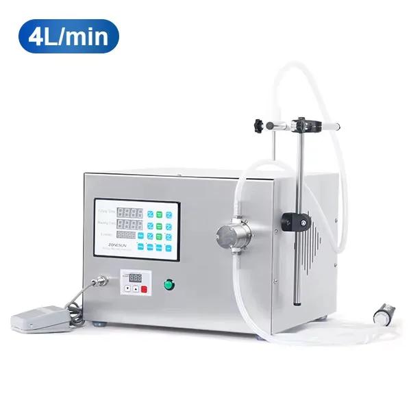 ZONESUN ZS-YTMP1S Liquid Bottle Filling Machine Magnetic Pump Perfume Mineral Essential Oil Water Beverage Packing Machinery