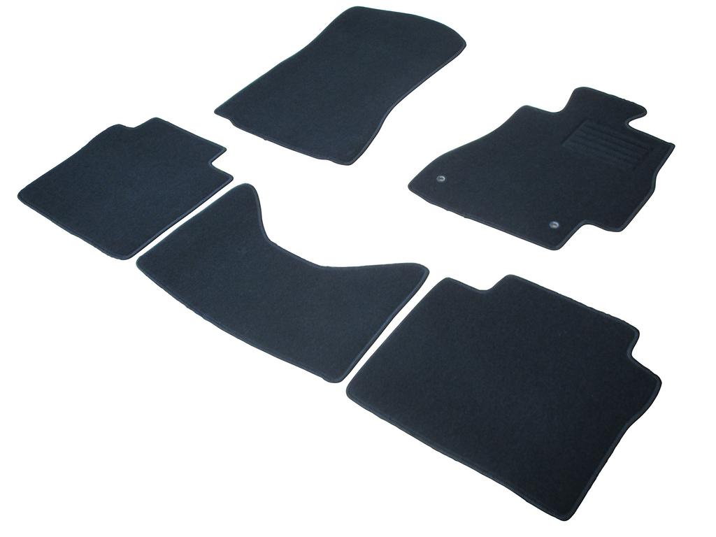 Fenice Коврик для пола автомобиля Сделано в Японии Toyota Mark X Серия 130 Остается на месте Аксессуары Коврики, (для 2WD) (Поздняя модель), Черный, Нескользящий, (Автомобильный магазин)