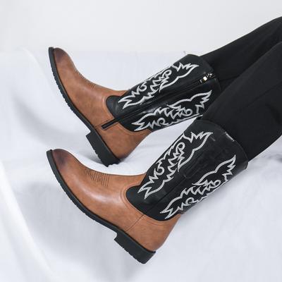 Новые ботинки-локомотивы 2025 осень и зима ботинки Мартин мужские внешнеторговые большого размера высокие ретро ботинки для инструментов европейские и американские мужские туфли