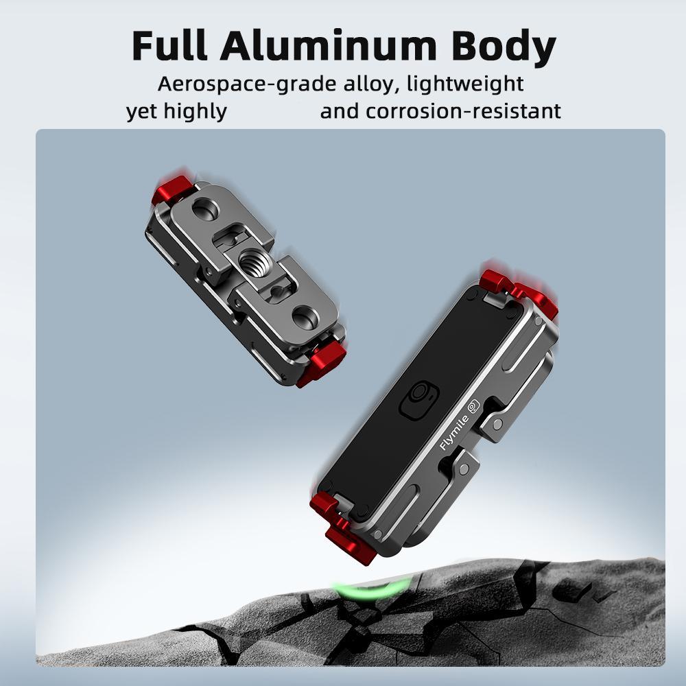 Aluminum Alloy Magnetic Base for Insta360 GO Ultra Camera Magnetic Quick-Release Adapter Mount Stand Holder Expansion Accessorie