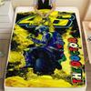 Anthony Vr46 Graffiti Helmet Blanket Sofa Blanket Camping Trip Sheet Christmas Gifts Bedroom