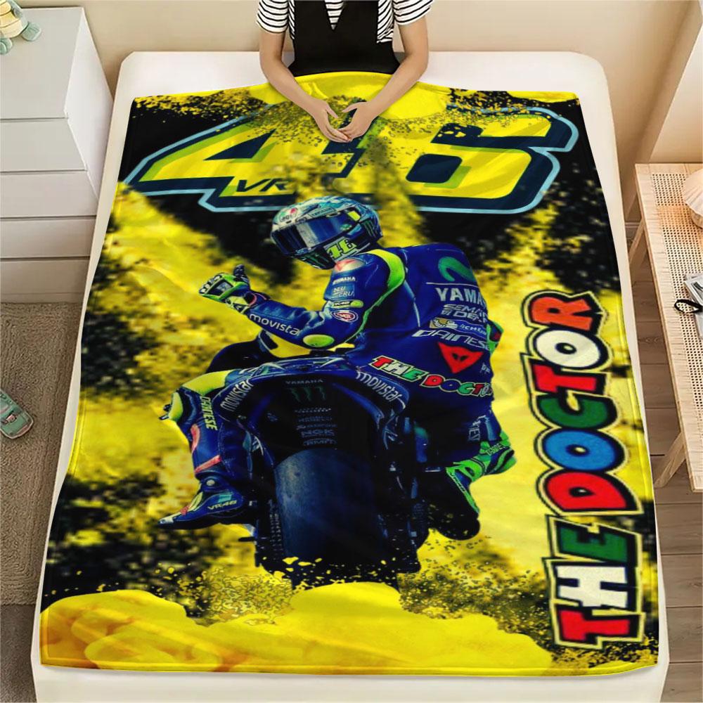 Anthony Vr46 Graffiti Helmet Blanket Sofa Blanket Camping Trip Sheet Christmas Gifts Bedroom