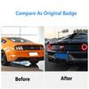 Светодиодный значок на капот для Ford GT Логотип Mustang 2015-2019 Задний значок на багажник Световой Аксессуары для стайлинга автомобиля Модификация