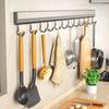 Wall Mounted Kitchen Storage Rack Aluminum Alloy Coat Hangers Quality Towel Hanger  Kitchen