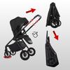 Babylux Scale Stroller Lightweight Urban Folding Stroller Sleeping Bag