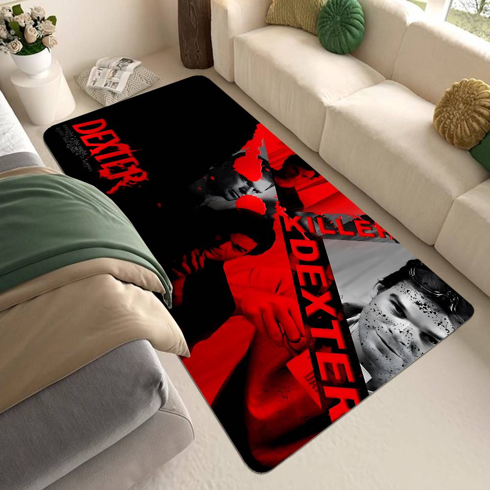 Classic Horror TV Dexter Door Mat Washable Non-Slip Living Room Sofa Chairs Area Mat Kitchen Doormat Area Rug