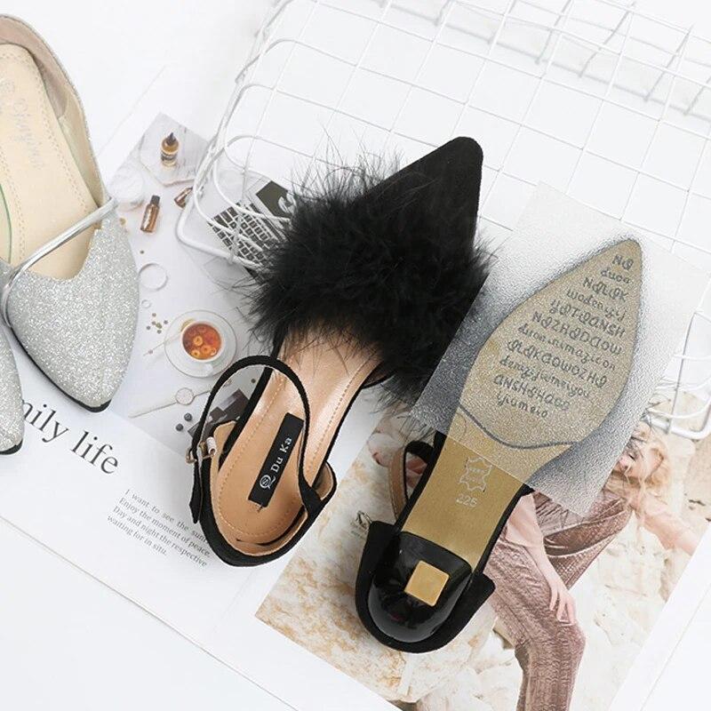 Защитная наклейка для подошвы обуви, нескользящая лента для сандалий, вставки для обуви на высоком каблуке, самоклеящиеся накладки на подошву, стельки для подошвы