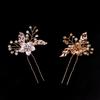Bridal Hairpin Rhinestone Wedding Hairpiece UZ062 Elegant Design For Bridal Occasions