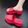 Summer Fashion Platform Sandals Outdoor Beach Walking Slippers Fashion Female Wedge Shoes Casual Mules Shoes Designer Slippers