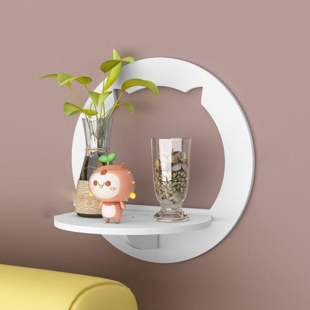 PVC board Wall shelving rotundity/square/hexagon Wall display Wall decoration shelf  bedroom
