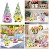 Beautiful Facelessly Gnomes Holiday Gnomes Springtimes Flower Detail Perfect for Holiday Decoration and Party Setups