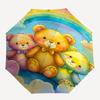 Teddy bears, Rainbow- Automatic umbrella,Suitable for Men and Women,Suitable for Birthdays, Christmas, Gifts for Fashion Lovers0933b