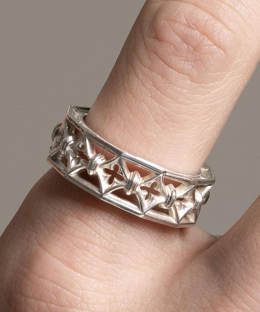Vivus Ventana Bold Silver Ring