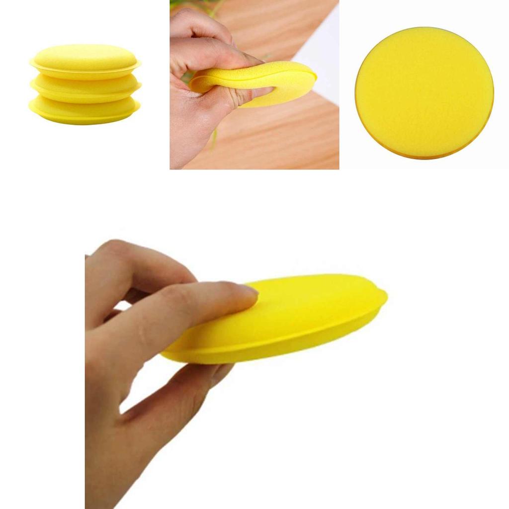 Car Waxing Buffer Sponge Set With Polishing Foam For Auto Detailing Enthusiasts