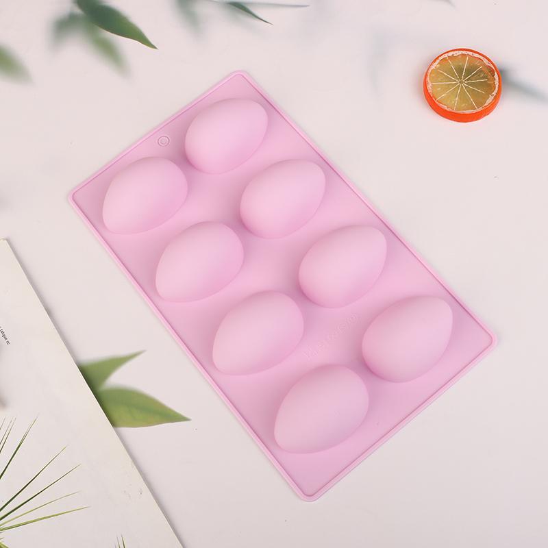 8 пасхальных яиц в форме яиц, силиконовая форма для выпечки, форма для шоколада, форма для пудинга, форма для льда, пасхальные поделки, мыло, подарки