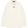 Essentials Pique Long-Sleeve Polo Shell Men Tops Cream 125BT244322F