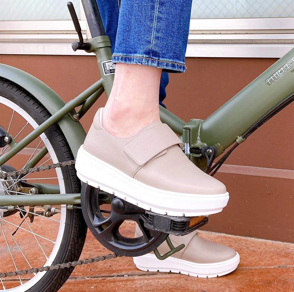 Кроссовки из водоотталкивающей кожи на липучке VN81486H Черные см [Просмотр] Женские 22.0