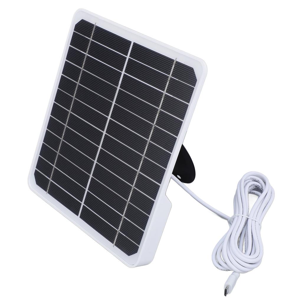 20W Wall Solar Panel IP68 Waterproof Monocrystalline Solar Panel Charger with 9.8ft Charging Cable