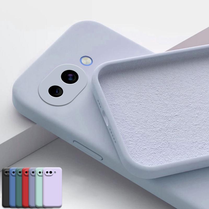 Чехол для Google Pixel 10A Жидкий силиконовый чехол Pixel 10 A Чехол из ТПУ Обычный резиновый чехол-защита для телефона Pixel 10A 10 Pro XL Cover