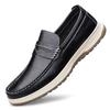 High Quality Men Comfortable Two-layer Cowhide Casual Leather Shoes Hand Sewn Fashionable Breathable Outdoor Casual Sports Shoes