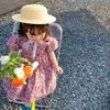Handwoven Baby Girl Sun hat Lace Up Sunscreen Cap New Straw Hat  Outdoor