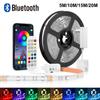 Led Strip Lights Bluetooth IR Controller RGB 5050 SMD Diode Flexible Light Backlight Decor Home TV Bedroom Led Tape Lights With EU Plug