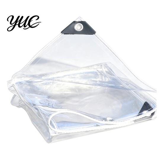 Rainproof Covering Clear Tarp with Grommets, Heavy Duty Covering, Waterproof Outdoor Protection PVC Tarpaulin for Outdoor, Patio Enclosure,