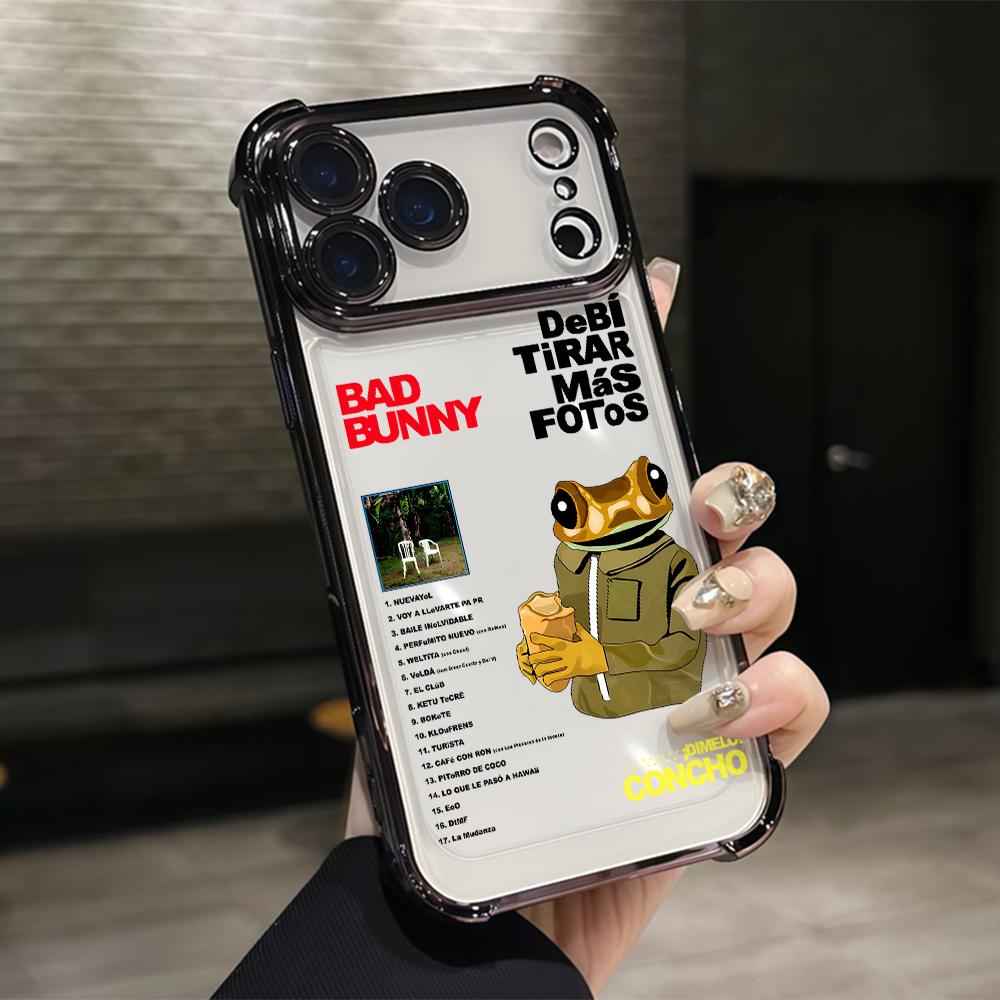 Чехол для телефона Frog B-Bads B-Bunnys для Xiaomi Redmi Note 15 14 13 12 14C 13C 12C 10C Pro Plus 4G 5G, противоударный, прозрачный