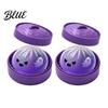 Dumpling Desktop Ornaments 1/2/3Pcs Purple Ghost Squeeze Toy  Halloween Steamed Bun Soft Fidget Toy Stress Relief Clear Ball Mini