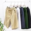 Fashion Casual Short Pants for Women Drawstring Elastic High Waist Loose Shorts with Packets Solid Breathable Lightweight Comfortable Plus Short Pants
