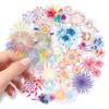 50/100Pcs Clear Colorful Firework Stickers PET Waterproof for Festival Card Phone Helmet Fridge Stationery Box Decals