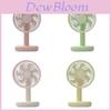 Minimalist Cartoon Usb Fan With 3speed Settings For Home Office And Camping Use