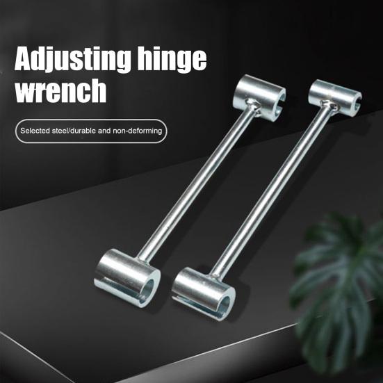 1/2 шт. Инструмент для регулировки дверных петель Сверхпрочная легированная сталь 8-25 мм Гаечный ключ для регулировки зазора петель флажкового типа Инструмент для ремонта дверных петель