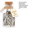 Bad Mood Gift Bottle Pieces Vent Wooden Fucks Letter Gift Jar Funny Office Colleague Friend