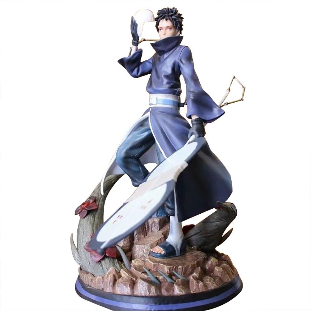 Naruto Shippuden Anime Gk Action Figure Model Uchiha Obito Tobi Pvc 31cm Statue Collectible Toy