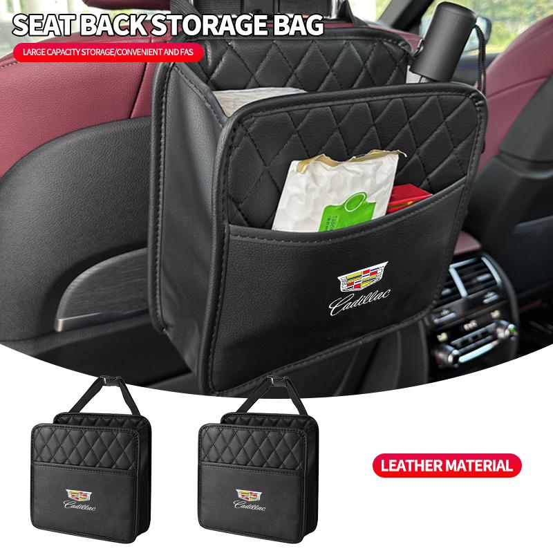 Car Backseat Storage Box Car Organizer Protector Hanging Storage Bag For Cadillac XT4 XT6 CTS DTS STS XTS ATS BLS SLS CT5