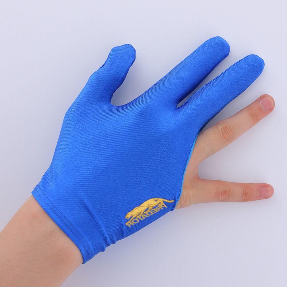 Breathable Snooker Gloves Spandex Three Finger Gloves New Billiard Accessories  Men Women