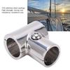 Corrosion Resistant Boat Hand Rail Fittings 90 Degree Stainless Steel Tee  Marine Applications