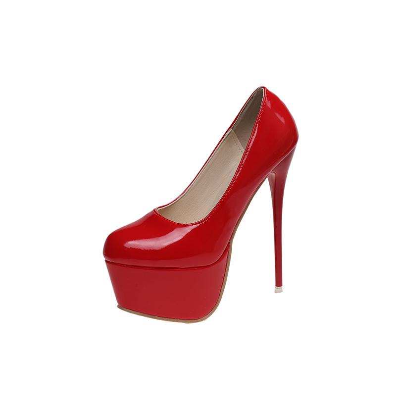Модные Сексуальные Туфли на Высоком Каблуке с Круглым Носком для Женщин Свадебные Туфли на Платформе Клубная Вечеринка Модные Шпильки Мелкие Женские Туфли Zapatos Mujer