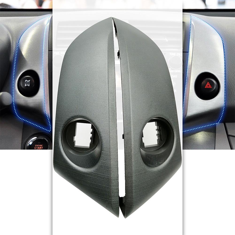 1 пара консоль воздухозаборник приборная панель отделка отделка для Toyota для Rav4 2006-2012 наклейки украшения аксессуары