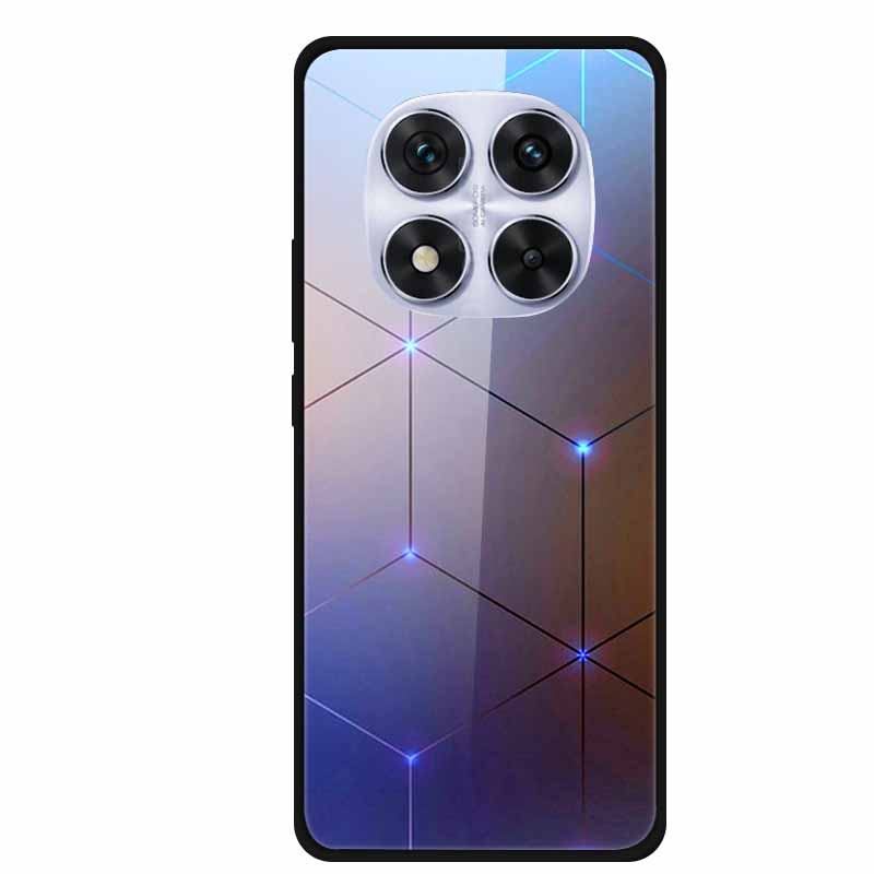 Жесткий чехол-книжка для Xiaomi Redmi Note 14 Pro 5G, чехол с мягким бампером, чехол из закаленного стекла для Redmi Note 14 Pro 4G, чехол Note14 Pro