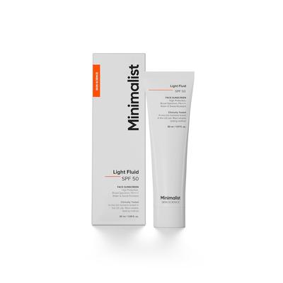 Легкий солнцезащитный флюид SPF 50 для жирной кожи PA++++ | Легкий, водо- и потостойкий | 30 мл