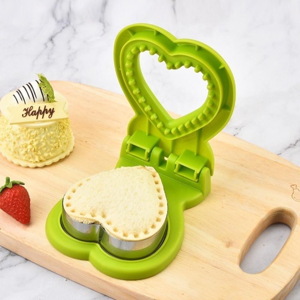 Heart Shape DIY Sandwich Cutters Mould Stainless Steel Sandwich Cutting Tool  Accessories