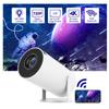 Projector 4K Decoding 120 ANSI Lumens 2.4G+5G WiFi Keystone Correction Portable Projector Quad-core