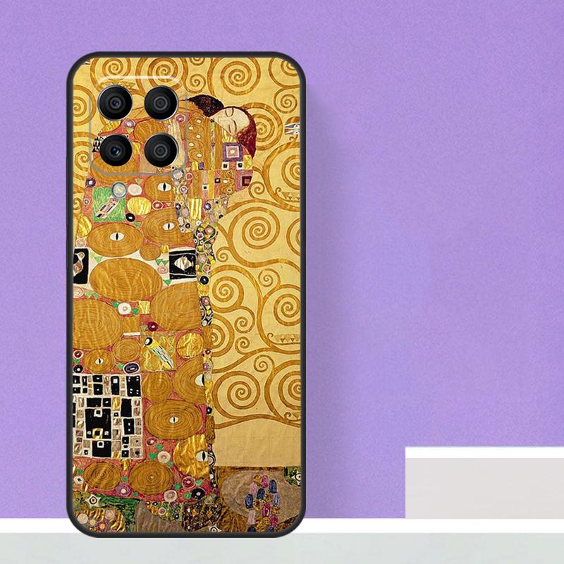 Чехол для телефона Samsung Galaxy M14 M34 M54 M31 M11 M13 M53 M51 M12 M32 M52 M16 M36 M56 M15 M35 M55 с картиной Густава Климта «Поцелуй»