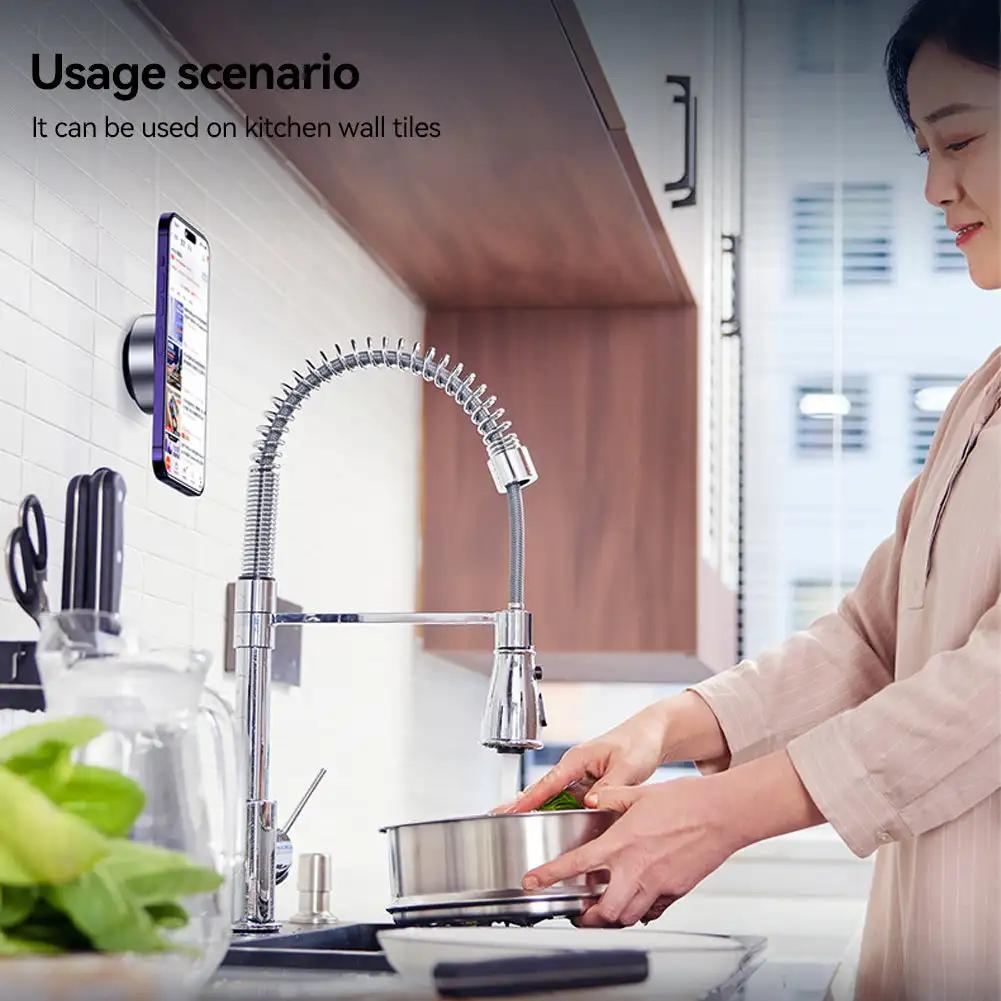 Универсальный автомобильный магнитный держатель для мобильного телефона, сверхустойчивый кронштейн с присоской, адсорбционный кронштейн, вакуумный адсорбционный держатель