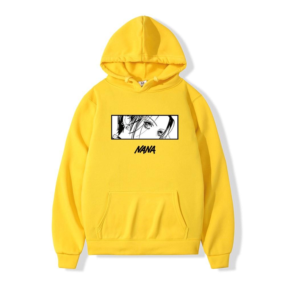 Нана Осаки толстовки аниме унисекс с принтом уличная одежда унисекс женская повседневная мода большие толстовки с капюшоном пуловеры в стиле Харадзюку одежда