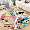 1pc Powerpuff Girls Office Round Area Rug, Under Office Chairs Bedroom Living Room Home Decor, Room Deco, Available in Various Sizes136