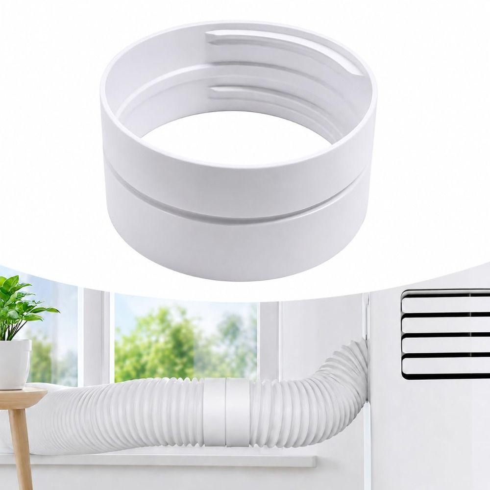 Vent Hose Connector AC Exhaust Hose Coupler ABS Vent Hose Connector Air Conditioner Accessories